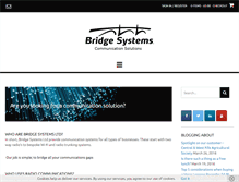 Tablet Screenshot of bridgesystemsltd.com